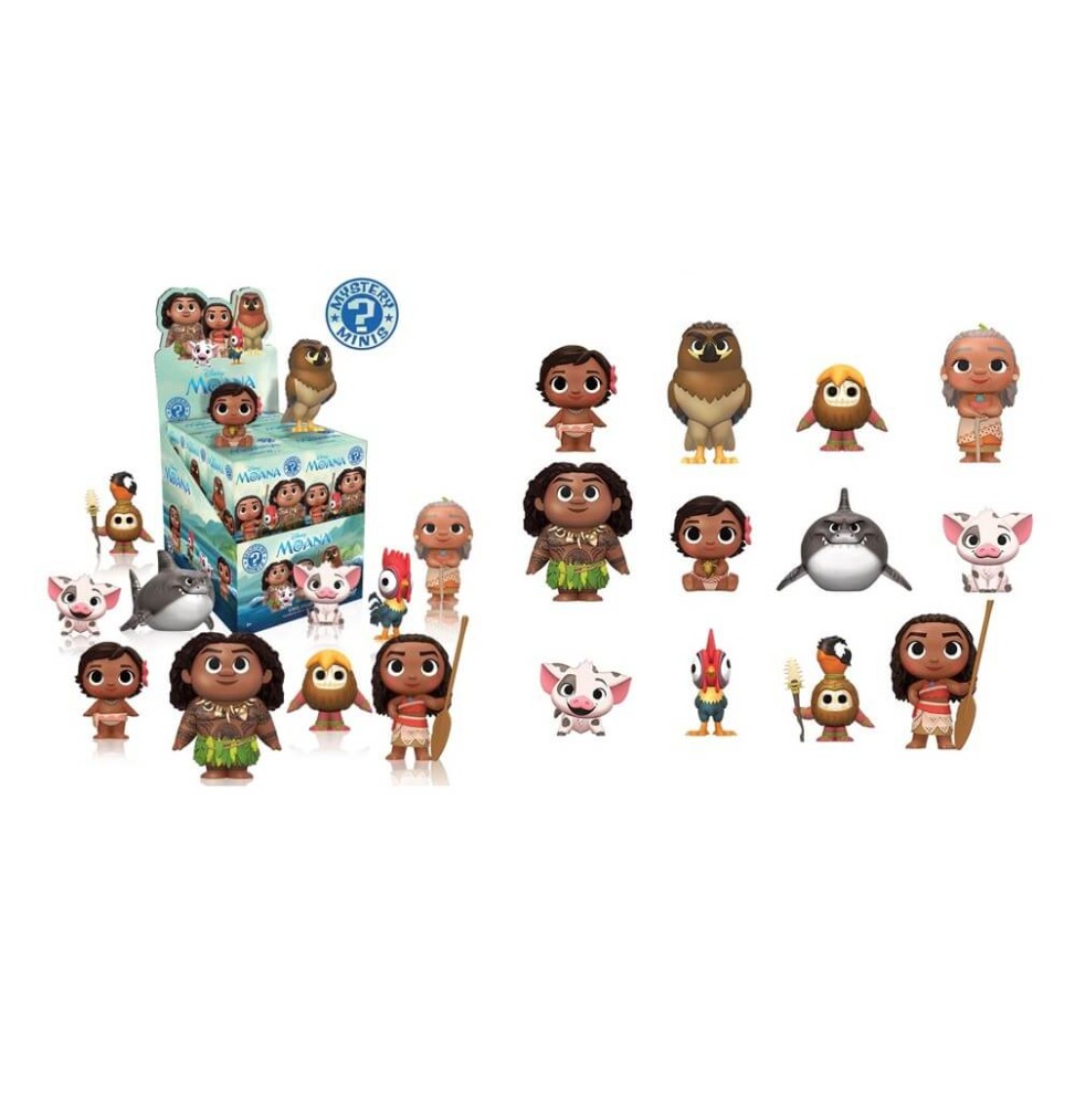 Figurine Disney Vaiana / Moana Mystery Minis - 1 boîte au hasard