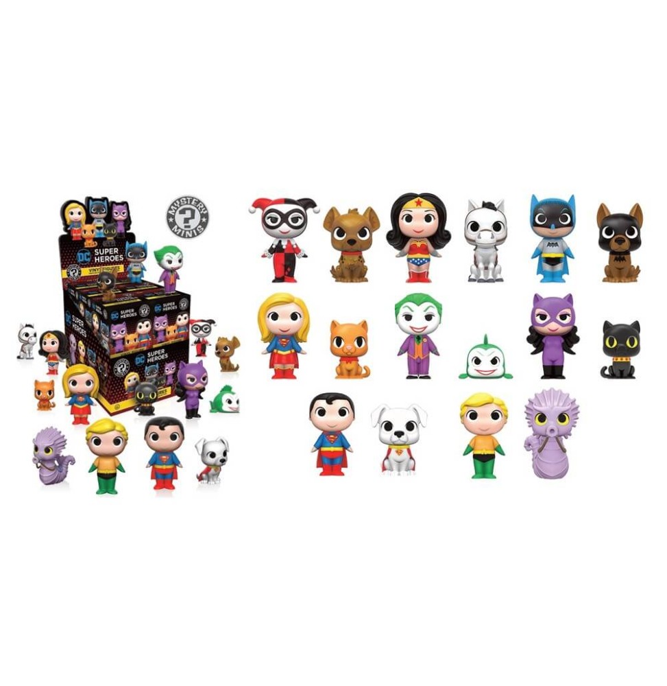 Figurine - DC Heroes & Pets Mystery Minis - 1 boîte au hasard