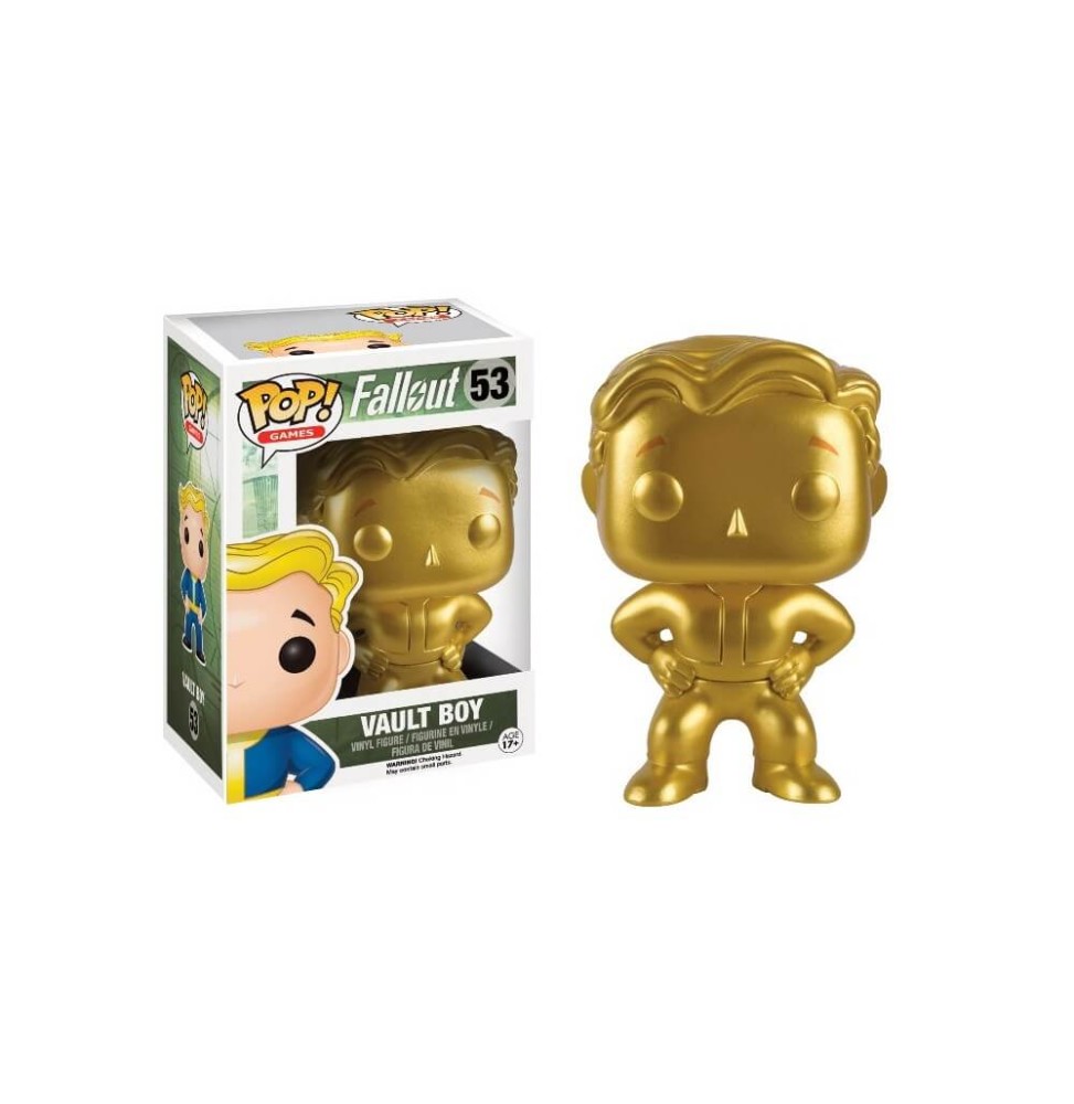 Figurine Fallout - Vault Boy Gold Exclu Pop 10cm