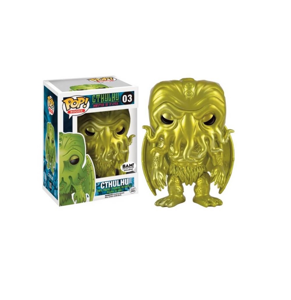 Figurine Cthulhu - Cthulhu Metallic Exclu Pop 10cm