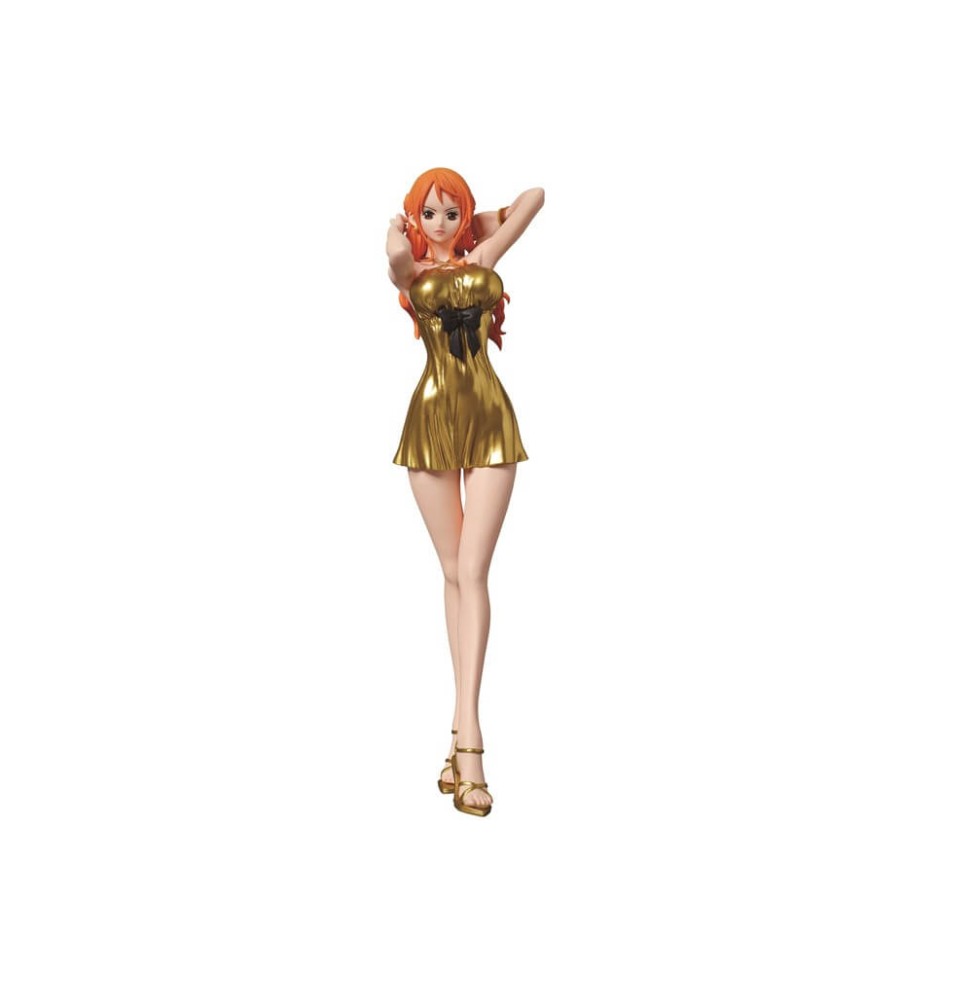 Figurine One Piece Glitter & Glamour Film Gold Vol 1 - Nami Gold Variant 25cm