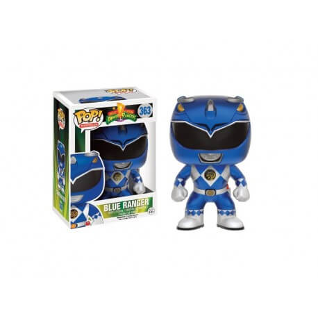 Figurine Power Ranger - Metallic Blue Ranger Exclu Pop 10cm