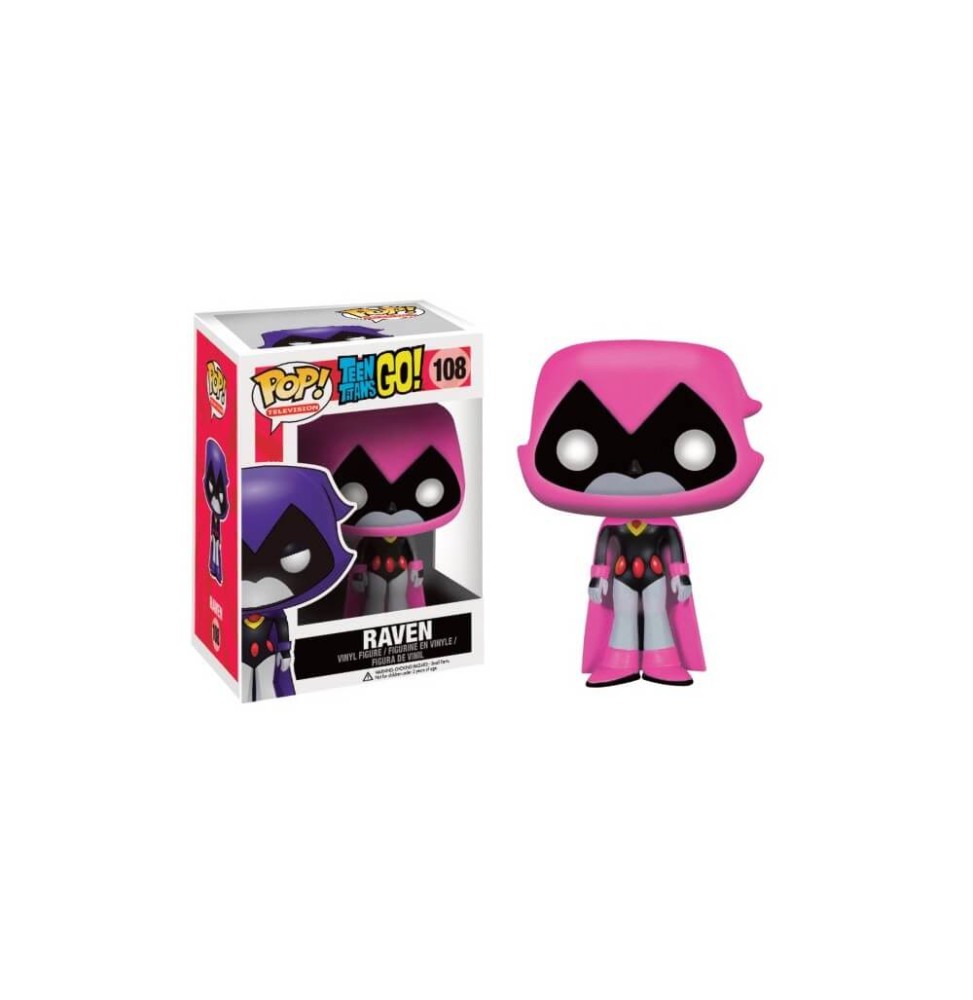 Figurine Dc Comics - Teen Titans Go ! - Raven Pink Exclu Pop 10cm