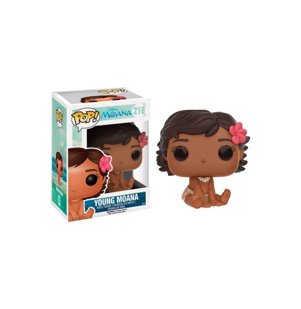 Figurine Disney Vaiana / Moana - Young Moana Assise Exclu Pop 10cm