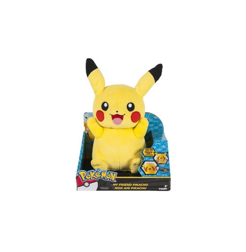 Peluche Pokemon - Pikachu Interactif 20cm