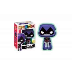 Figurine Dc Comics - Teen Titans Go ! - Raven Glow In The Dark Exclu Pop 10cm