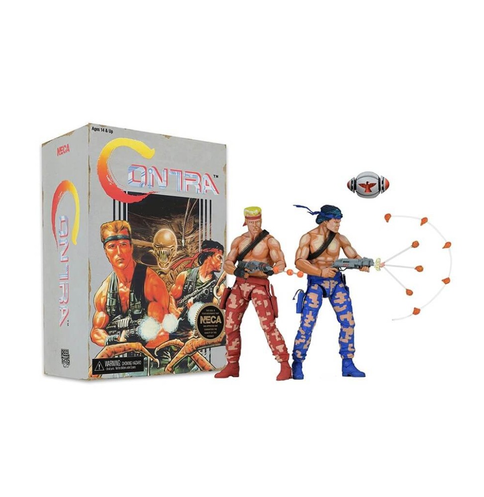 Figurine Contra - 2 Pack Bill & Lance 18cm