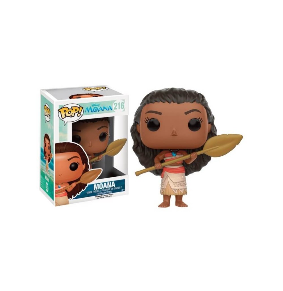 Figurine Disney Vaiana / Moana - Moana With Oar Exclu Pop 10cm