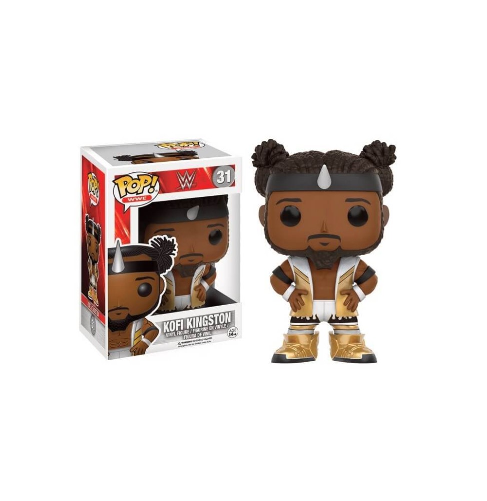 Figurine WWE - New Day Kofi Kingston Pop 10cm