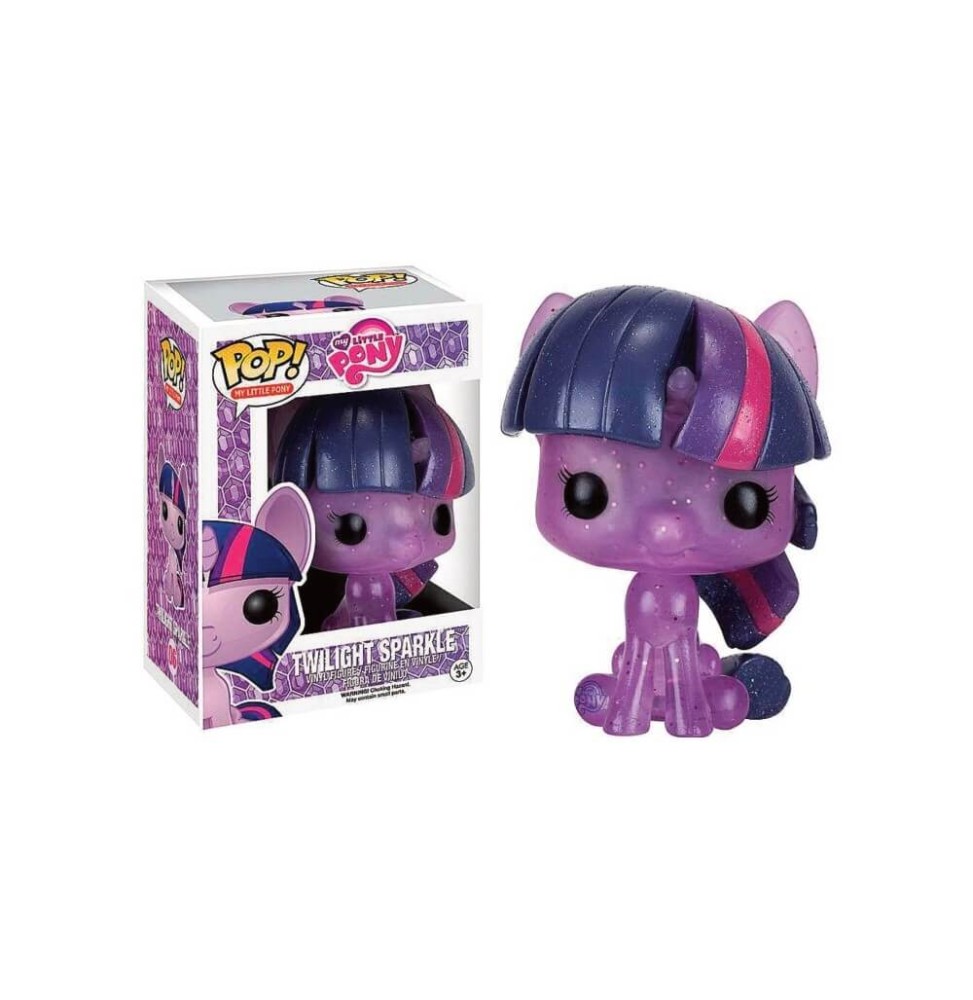 Figurine My Little Pony - Twilight Sparkle Glitter Exclu Pop 10cm