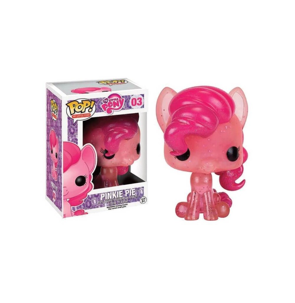 Figurine My Little Pony - Pinkie Pie Glitter Exclu Pop 10cm