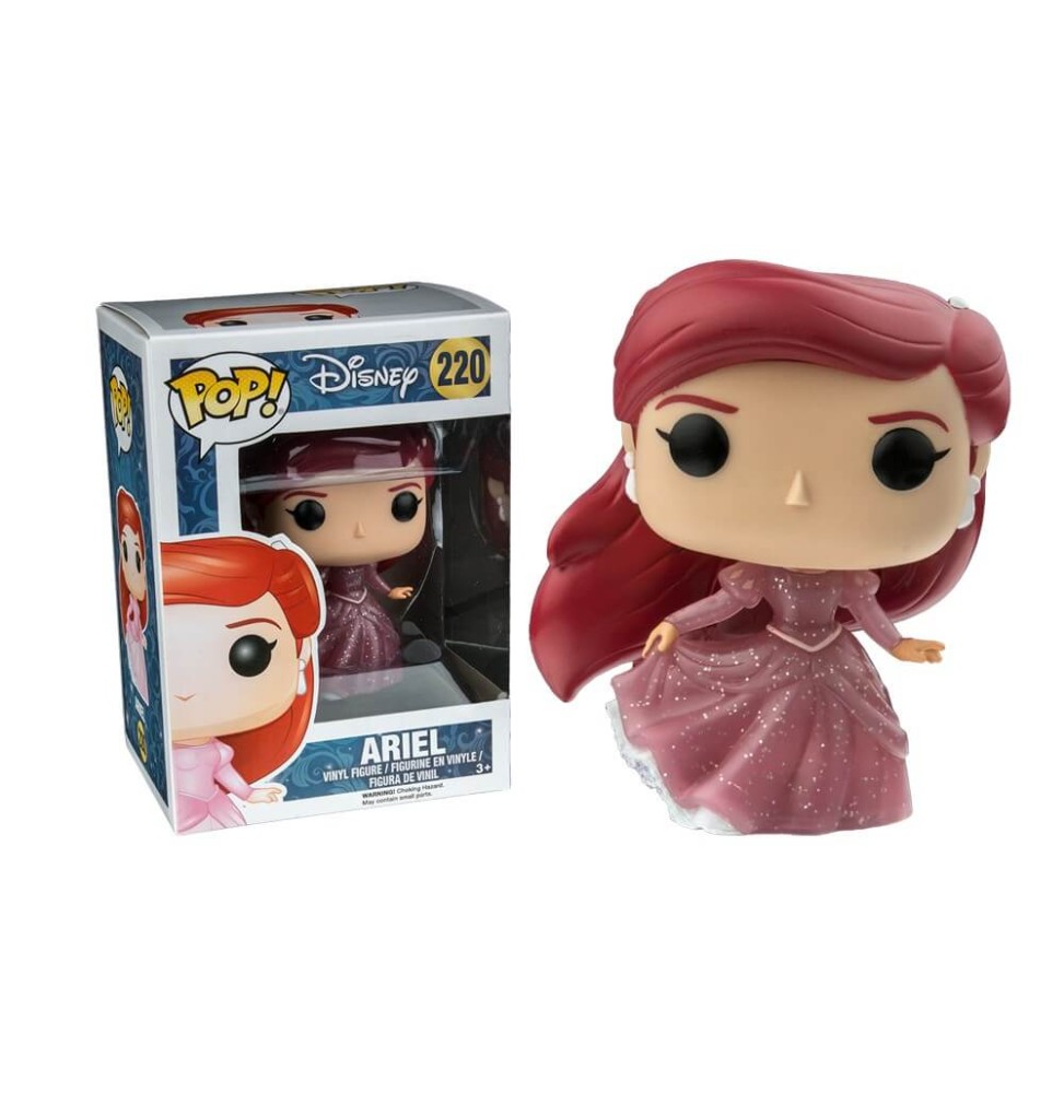 Figurine Disney - Ariel Robe De Bal Glitter Exclu Pop 10cm