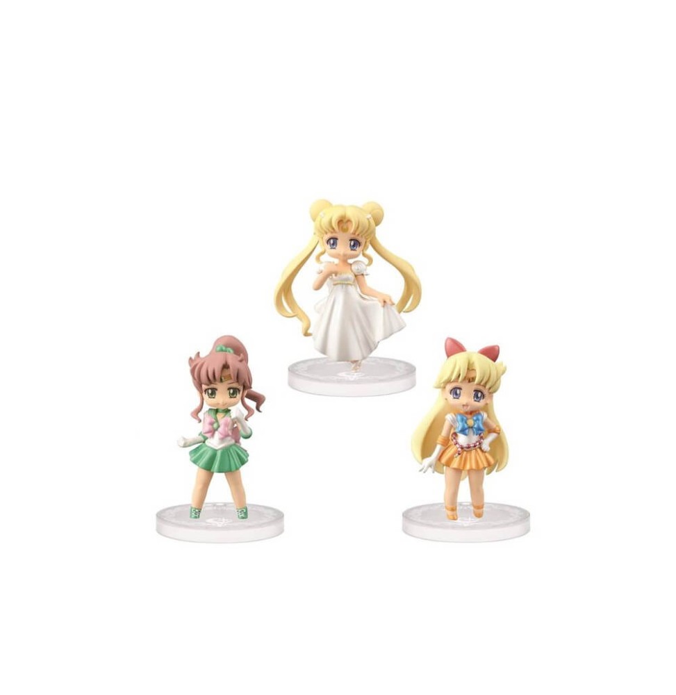 Figurine Sailor Moon - Set de 3 figurines Sailor Moon Crystal 6cm