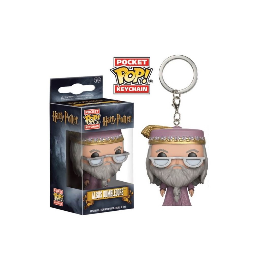 Porte Clé Harry Potter - Albus Dumbledore Pocket Pop 4cm