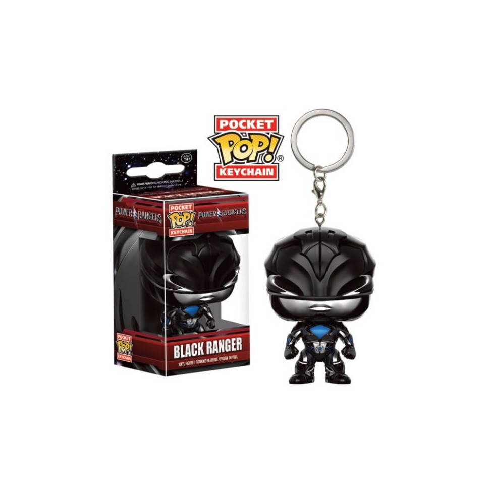 Figurine Power Rangers Movie - Black RangerPocket Pop 4cm