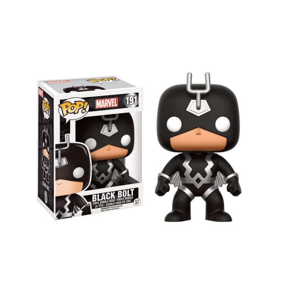 Figurine Marvel - Black Bolt Black Exclu Pop 10cm