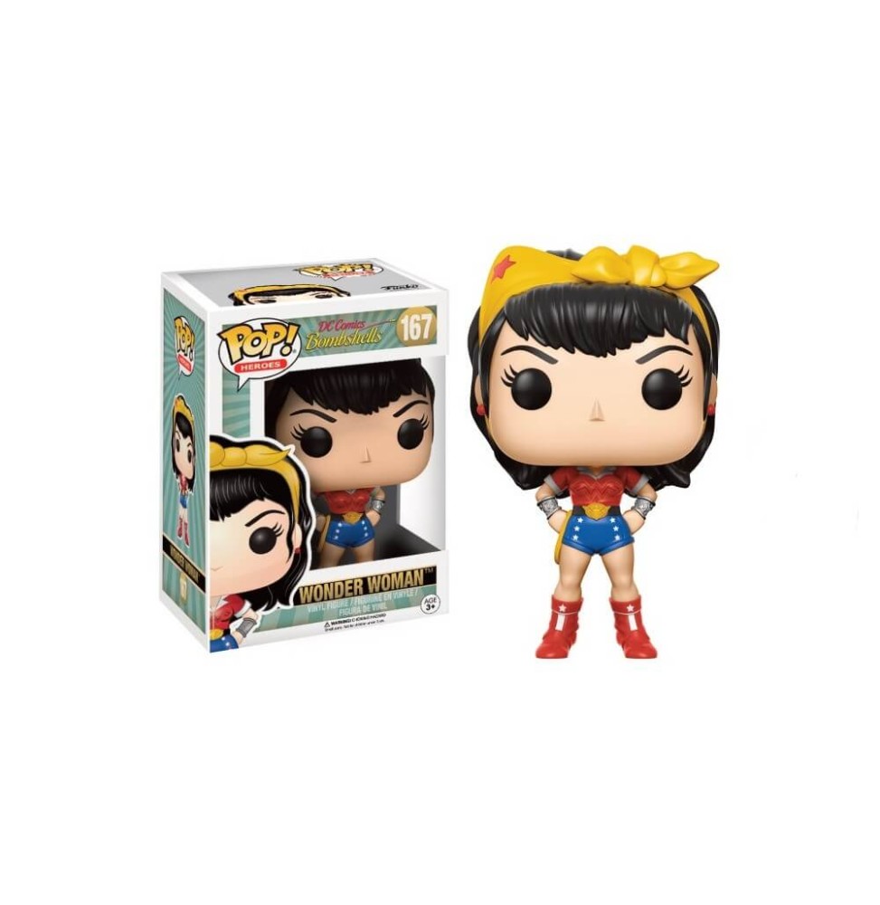 Figurine DC Heroes - Bombshells Wonder Woman Pop 10cm