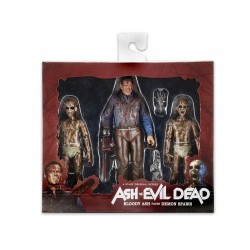 Figurine Ash VS Evil Dead - 3 Pack Bloody Ash VS Demon Spawn 18cm