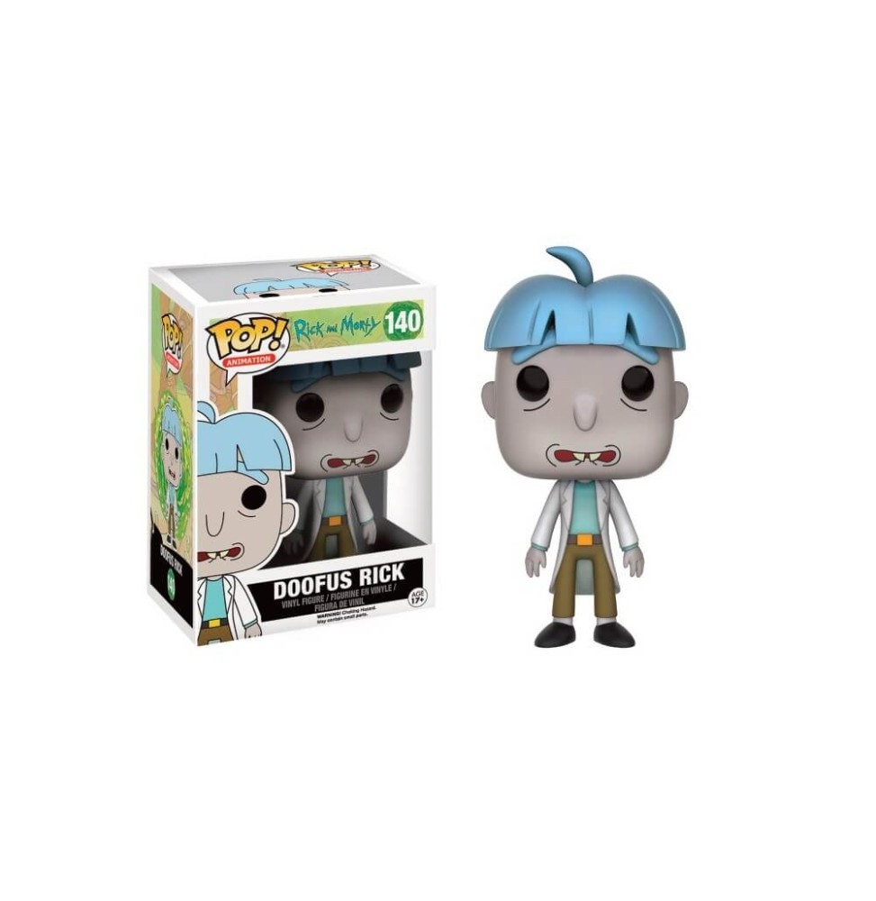 Figurine Rick et Morty - Doofus Rick Exclu Pop 10cm