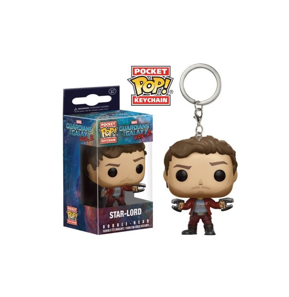 Porte Clè Guardians of the Galaxy - Star-Lord Pocket Pop 4cm