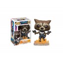 Figurine Guardians of the Galaxy 2 - Rocket Raccoon Blasting Pop 10cm