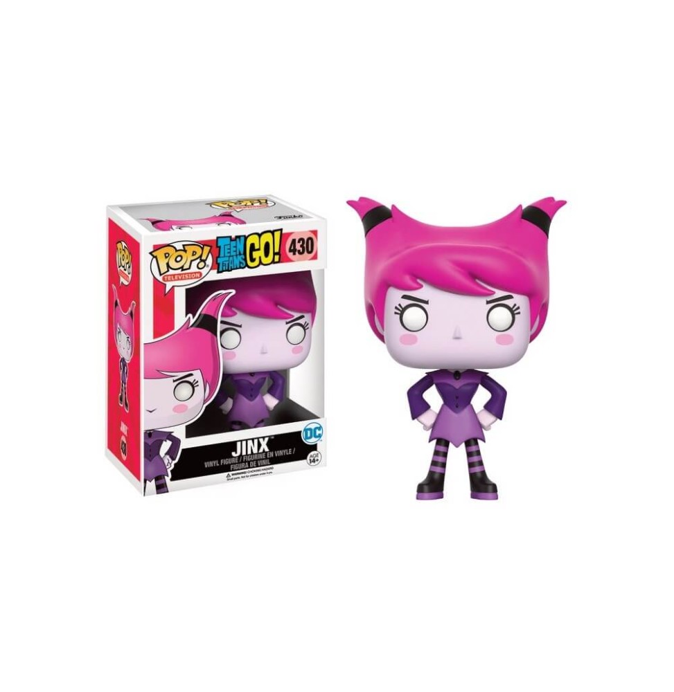 Figurine DC Heroes Teen Titans Go - Jinx Exclu Pop 10cm