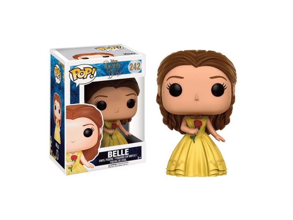 Porte-clés Funko Pop : La Belle et la Bête Jaune Robe Belle Toy