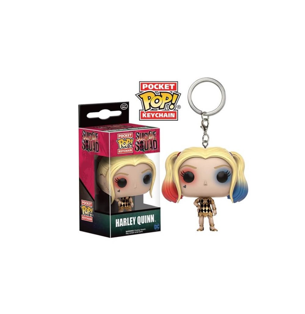 Porte Clé DC Heroes Suicide Squad - Harley Quinn In Gown Exclu Pocket Pop 4cm