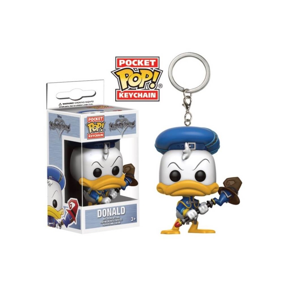 Porte Clé Disney Kingdom Hearts - Donald Pocket Pop 4cm