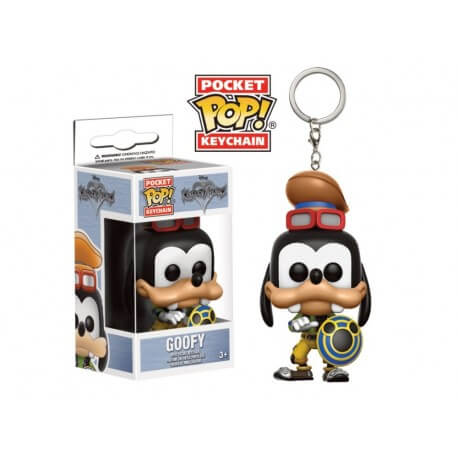 Porte Clé Disney Kingdom Hearts - Goofy / Dingo Pocket Pop 4cm