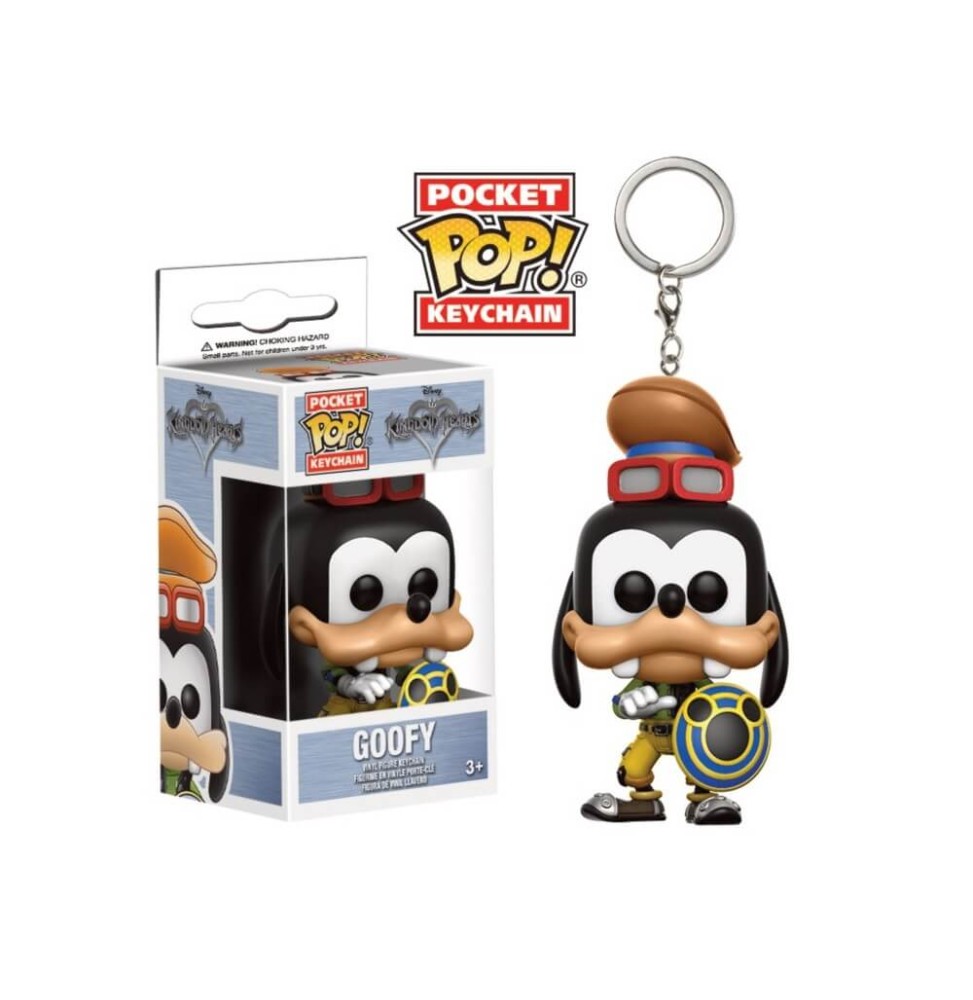 Porte Clé Disney Kingdom Hearts - Goofy / Dingo Pocket Pop 4cm