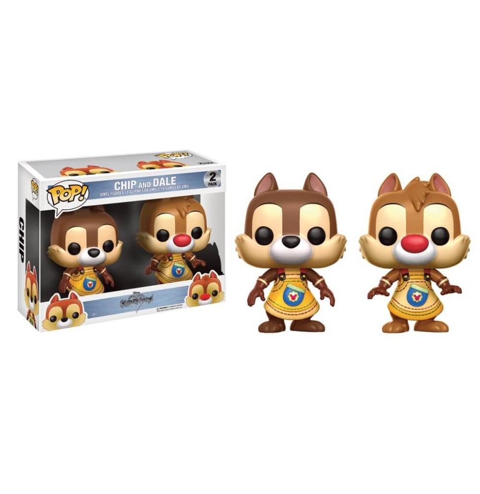 Figurine Disney Kingdom Hearts - 2-Pack Chip & Dale / Tic & Tac Pop 10cm