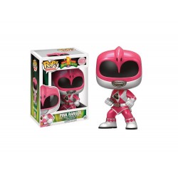 Figurine Power Rangers - Pink Ranger Metallic Exclu Pop 10cm