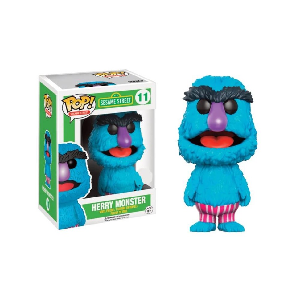 Figurine Sesame Street - Herry Monster Speciality Month Pop 10cm