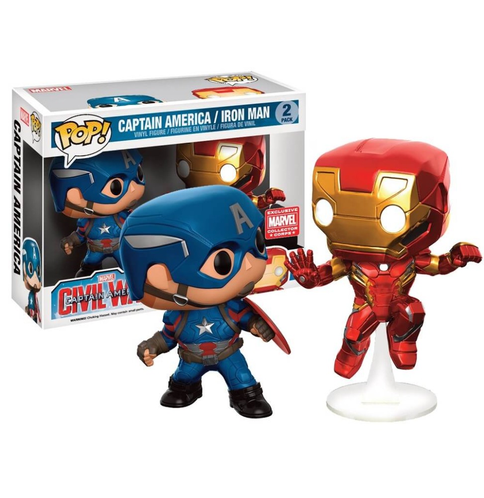 Funko Pop Marvel Capitán América Civil War Iron Man