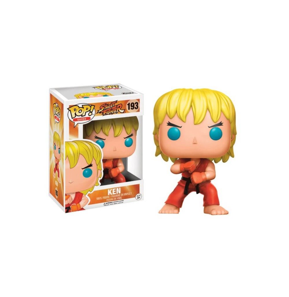 Figurine Street Fighter - Special Attack Ken Pop 10cm