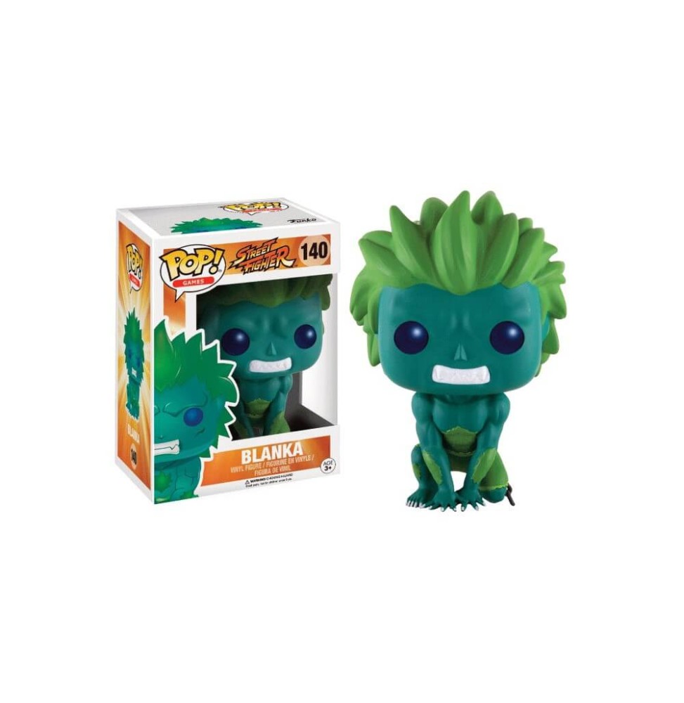 Figurine Street Fighter - Blanka Green Exclu Pop 10cm