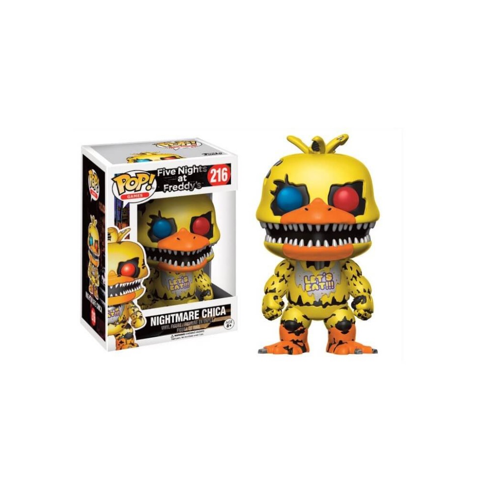 Figurine Five Nights At Freddys - Nightmare Chica Pop 10cm