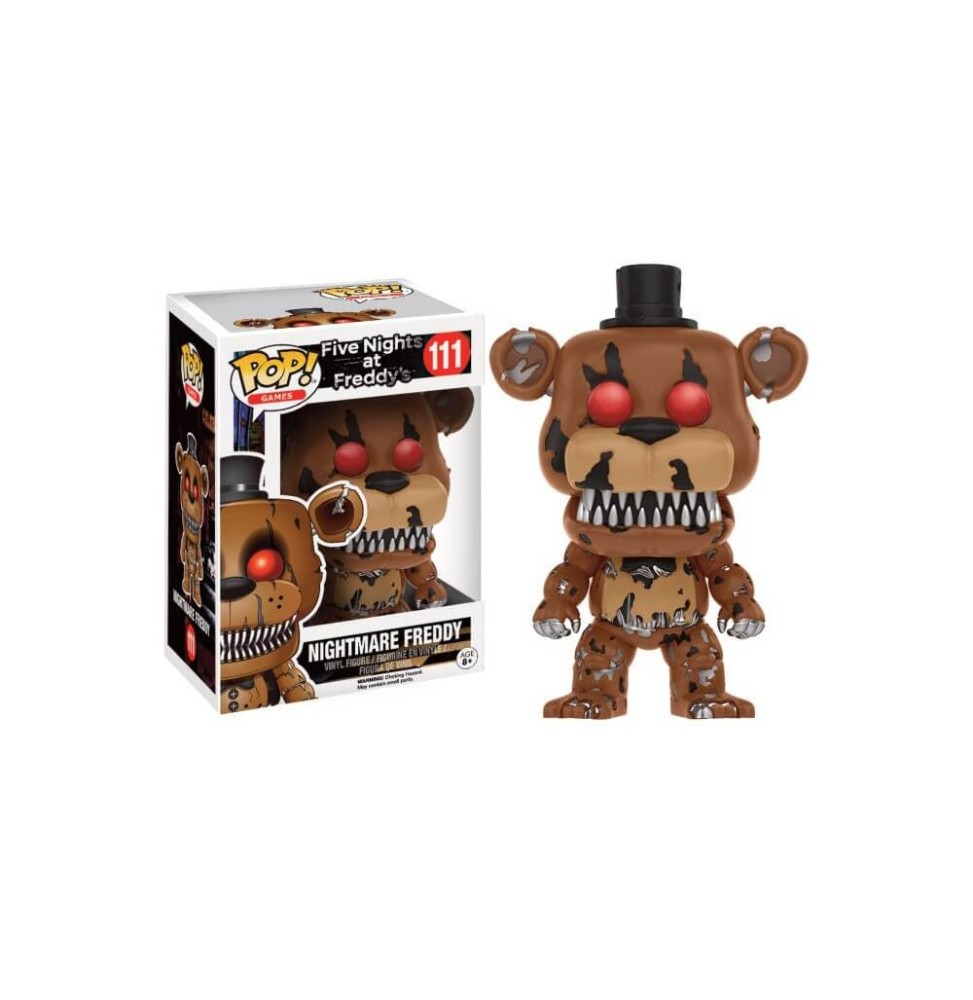 Figurine Five Nights At Freddys - Nightmare Freddy Pop 10cm - Funko