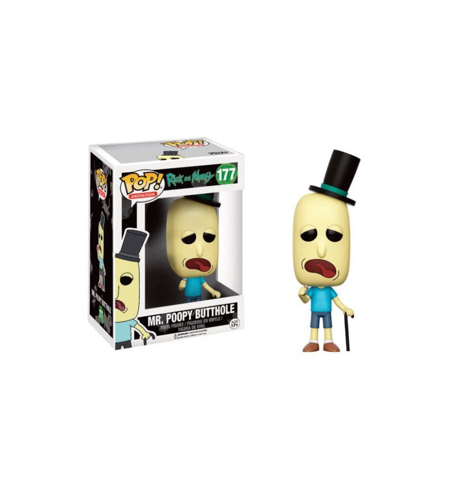 Figurine Rick et Morty - Poopy Butthole Pop 10cm