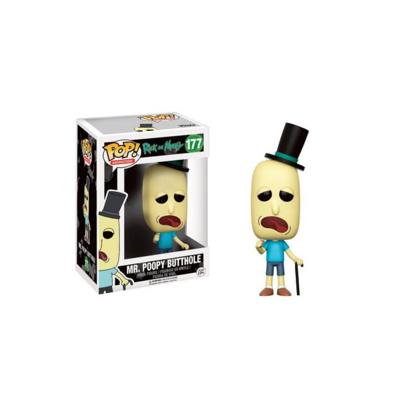 Figurine Rick et Morty - Poopy Butthole Pop 10cm - Funko