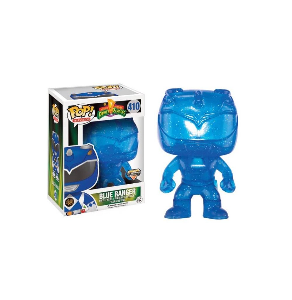 Figurine Power Rangers - Blue Ranger Morphing Exclu Pop 10cm