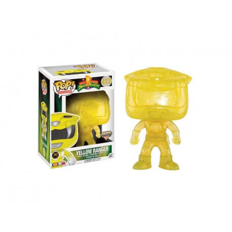 Figurine Power Rangers - Yellow Ranger Morphing Exclu Pop 10cm