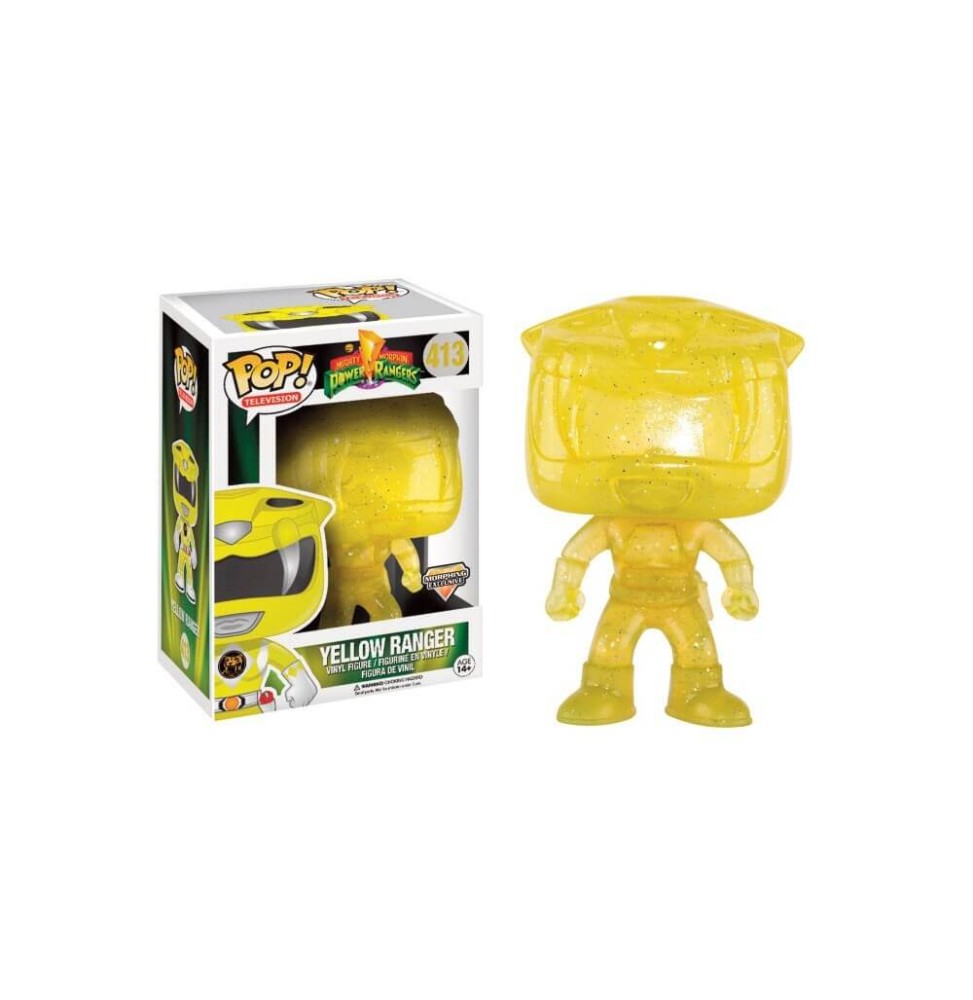 Figurine Power Rangers - Yellow Ranger Morphing Exclu Pop 10cm