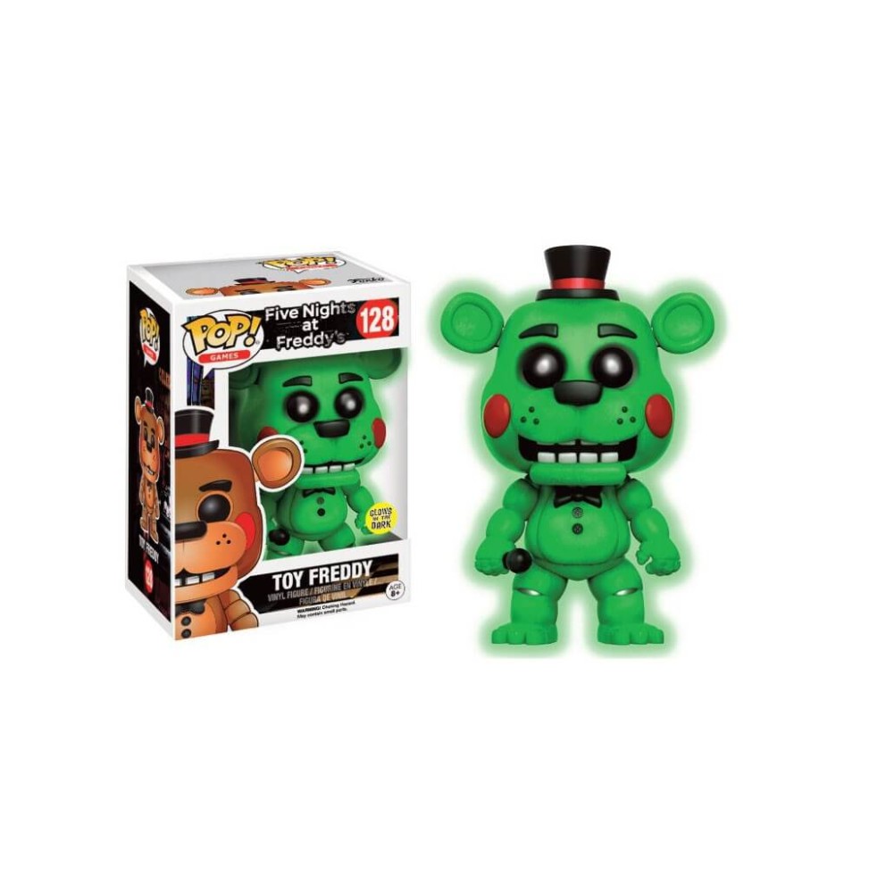 Figurine Five Nights At Freddys - GITD Toy Freddy Exclu Pop 10cm