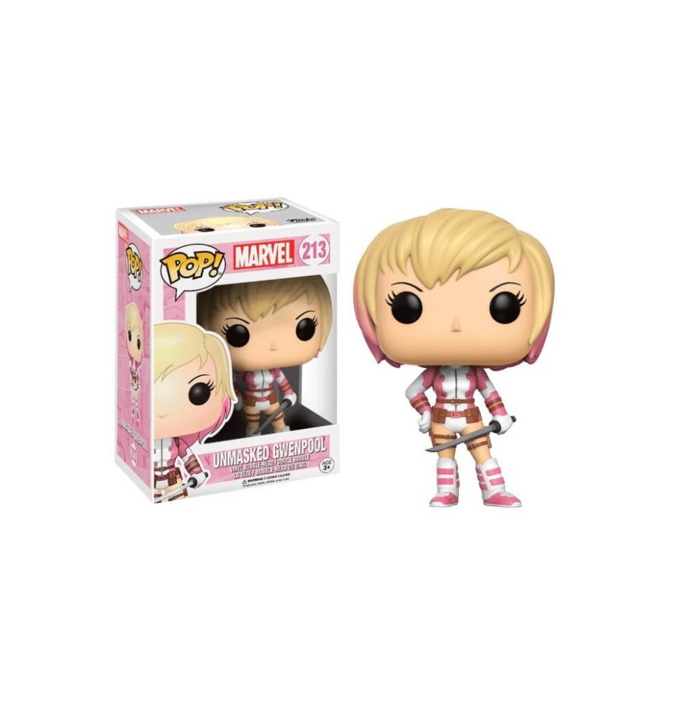 Figurine Marvel - Unmasked Gwenpool Exclu Pop 10cm