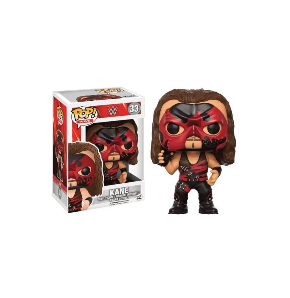 Figurine WWE - Red Suit Kane Exclu Pop 10cm