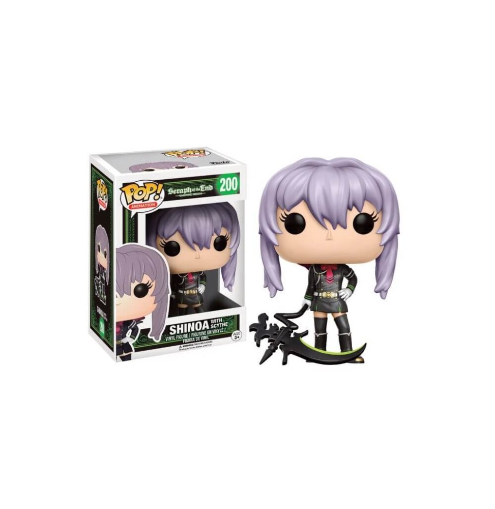 Figurine Seraph Of The End - Shinoa With Scythe Exclu Pop 10cm