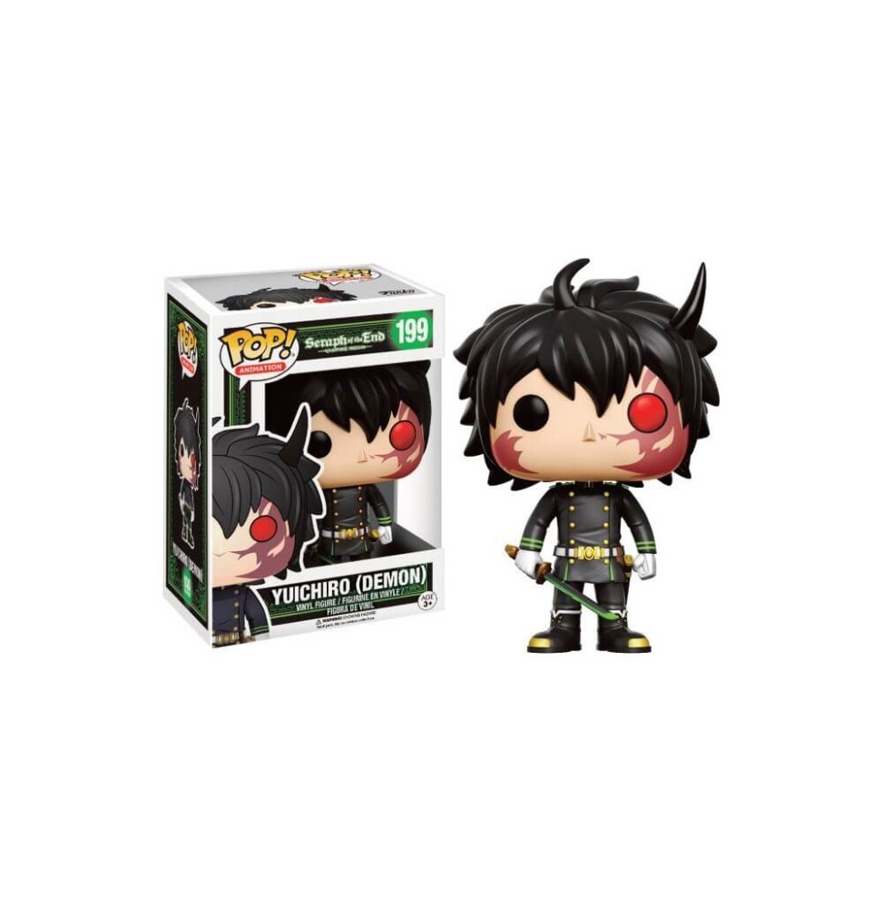 Figurine Seraph Of The End - Yuichiro Demon Exclu Pop 10cm