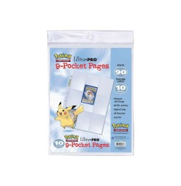 Ultra Pro - 10 Pages de classeur Pokémon - 9 cartes